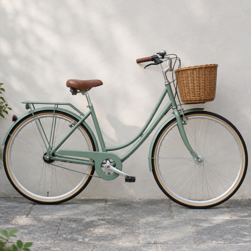 City Bicycle with Basket