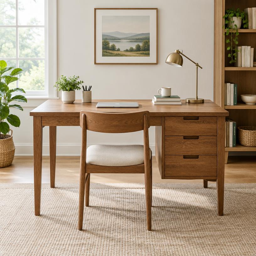 Solid Wood Study Table